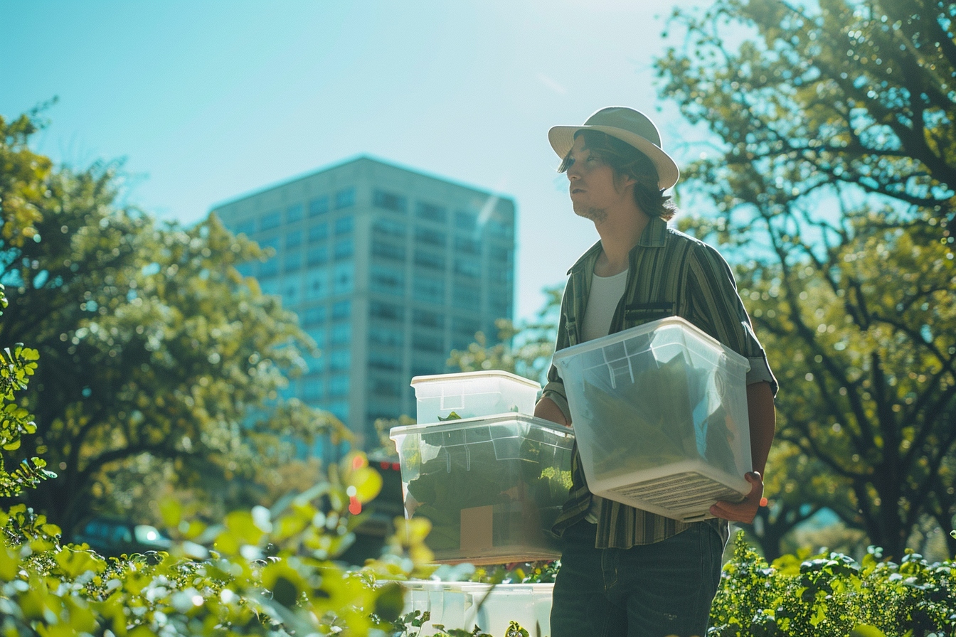 Solution durable pour déménagement sans carton à Montauban illustrant une méthode éco-innovante réduisant l'impact environnemental